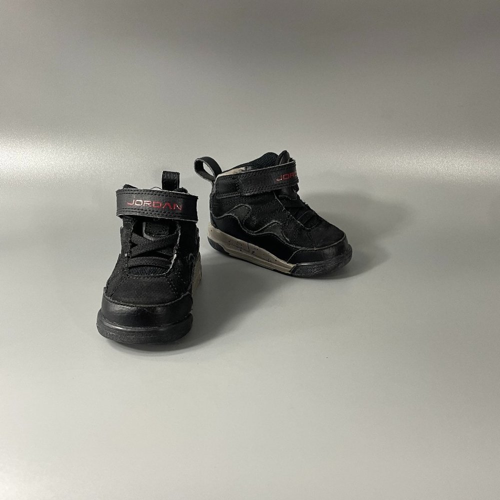 Jordan Toddler Boys Black Patent Leather Low-Top Shoes Size 4C